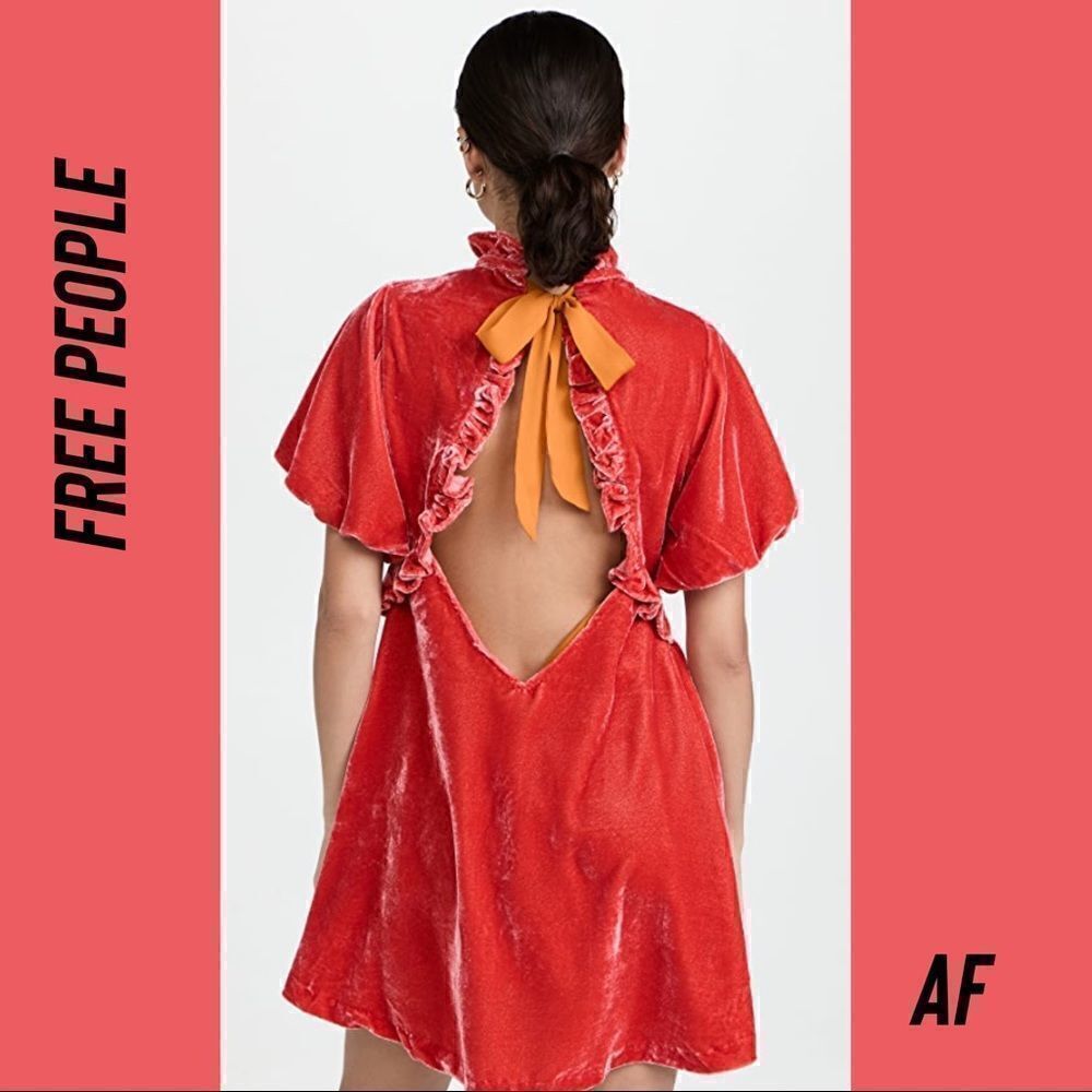 FREE PEOPLE GUM DROP MINI TANGERINE SMALL NWT - Picture 2 of 5